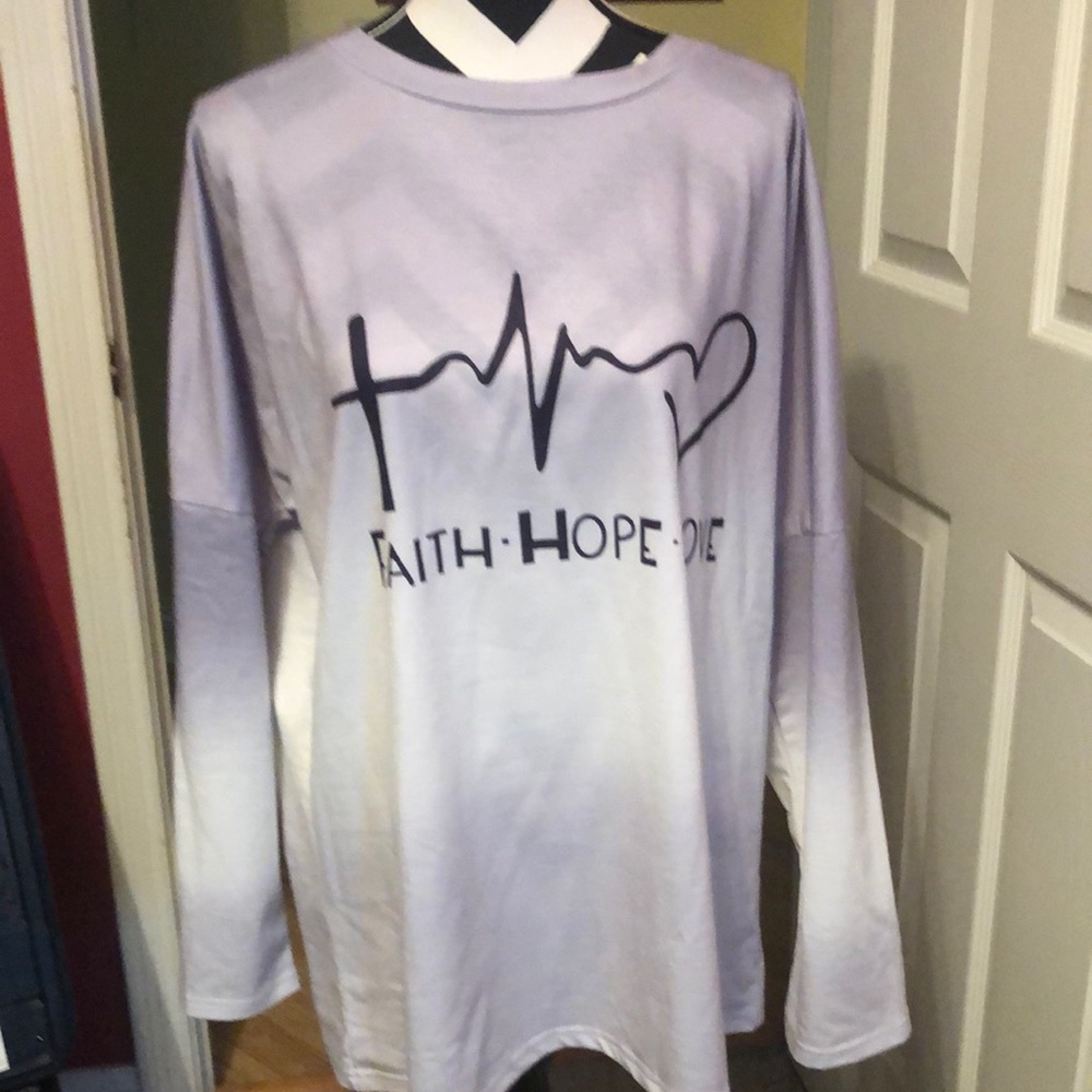 Graphic long sleeve TShirt